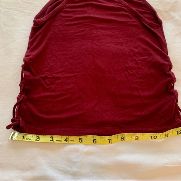 AEO : Y2K High Neck Tank Cute Lace Up Sides EUC - Picture 12 of 12